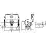 Embase encastrée HARTING 09200160321