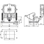 Embase encastrée HARTING 09300060302