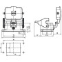 Embase encastrée HARTING 09300060318