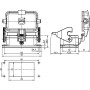 Embase encastrée HARTING 09300100318