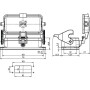 Embase encastrée HARTING 09300160318