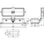Embase encastrée HARTING 09300240302