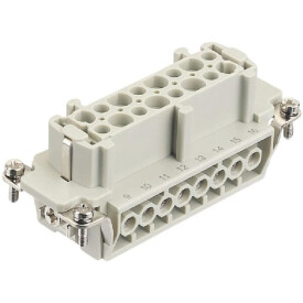 Buchseneinsatz E 16P Schraubanschl. 1-16 HARTING 09330162701