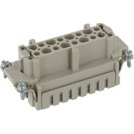 Buchseneinsatz ES 16P Käfigzugfederanschl. 1-16 HARTING 09330162716