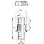 Passe-cloison ARAG 108425