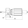 Raccord GATES 10G12FBSPORX