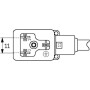 Connecteur avec câble MURR ELEKTRONIK 11021MSUDB16260150