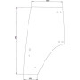 Vitre de portière UNIVERSEL 117810030010KR