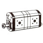 Pompe hydraulique BOSCH REXROTH 0510555306