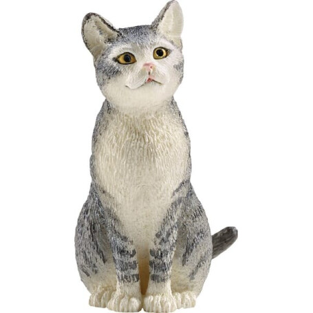 Chat assis miniature SCHLEICH 13771SCH