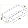 Auge à suspendre 80cm - 32L OK PLAST 1620100205