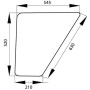 Vitre de porte UNIVERSEL 178810111140N