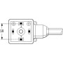 Connecteur avec câble MURR ELEKTRONIK 18021MSUDA6260150