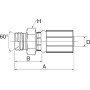 Raccord GATES 20G16MBSPP