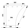 Vitre de porte UNIVERSEL 247811030111N