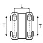 Raccord double ARAG 259055