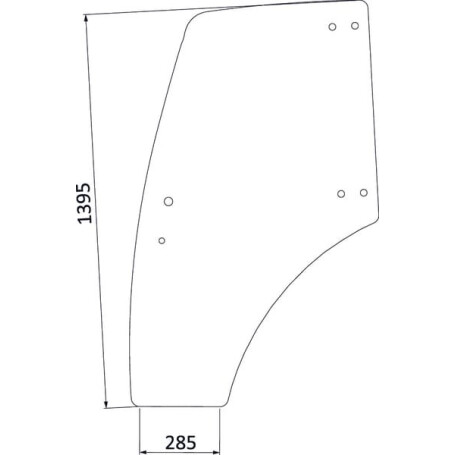 Vitre de porte UNIVERSEL 3203411N