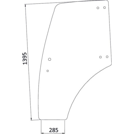 Vitre de porte UNIVERSEL 3203412N
