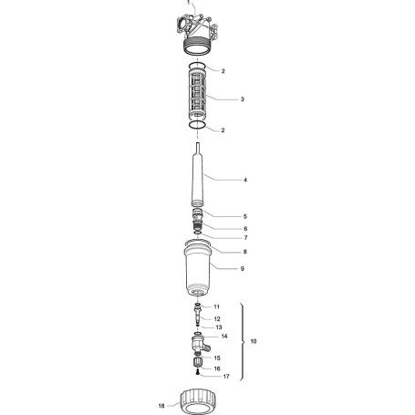 Filtre de pression ARAG 32691035