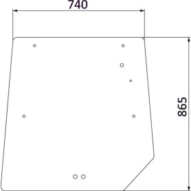 Vitre arrière UNIVERSEL 3902141M1N