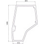 Vitre de porte UNIVERSEL 4272775M1N