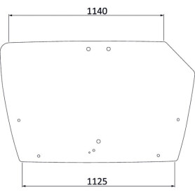 Vitre arrière UNIVERSEL 4429137N