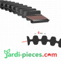 Courroie Coupe MAC GARDA TC 102 (2007-2008-2010)