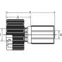 Raccord GATES 4G15FPWX