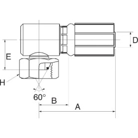 Raccord GATES 4G6FBSPORX90BL
