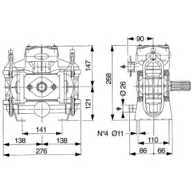 Pompe à pistons COMET 6101100200