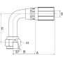 Raccord GATES 6G6FJX90L