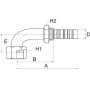 Raccord GATES 6GS6FFORX90S