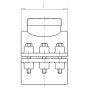 Raccord avec bague de renforcement 50mm VDL 7050034