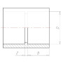 Raccord 50x50mm VDL 7050110