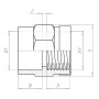 Raccord adaptateur VDL 7253461