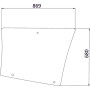 Vitre latérale UNIVERSEL 7700054132N