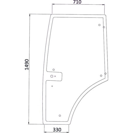 Vitre de porte UNIVERSEL 7700073325N