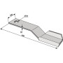 Lame de gyrobroyeur ALPINA 7770703N