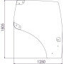 Vitre de porte UNIVERSEL 82027356N