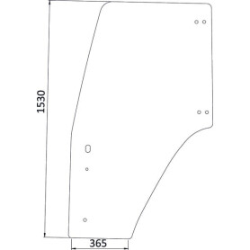 Vitre de portière UNIVERSEL 82036000KR