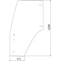 Vitre de portière UNIVERSEL 82036001KR