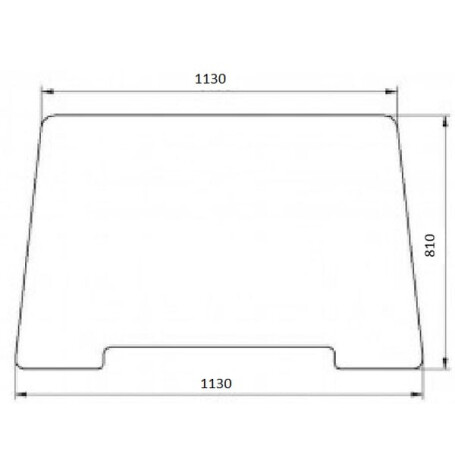 Vitre avant UNIVERSEL 87304257N