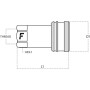 Coupleur FASTER ANV38GASF