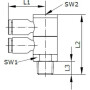 Raccord UNIVERSEL BC2S1212P