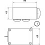 Bloc de retour DANFOSS KRVB002
