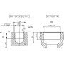 Bloc de retour DANFOSS KRVB004