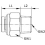 Raccord UNIVERSEL BSCS1612B
