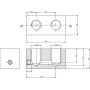Bloc de distribution UNIVERSEL CWP214