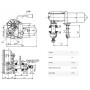 Moteur d'essuie-glace UNIVERSEL CA503034846
