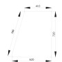 Vitre de porte UNIVERSEL D4013